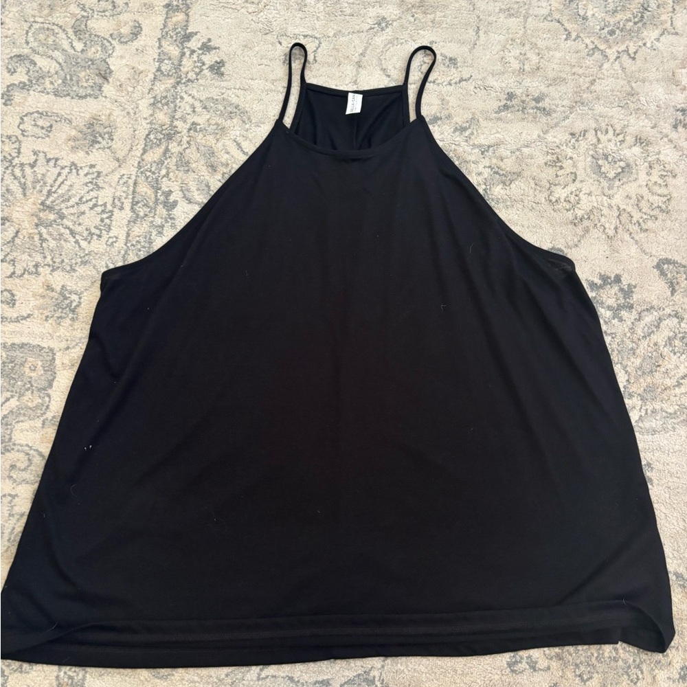 Black Women's Halter Tank Top - Unbranded